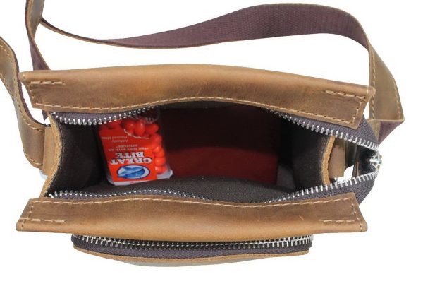 7" Cowhide Shoulder Bag - Image 4