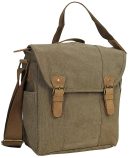 Casual canvas shoulder bag