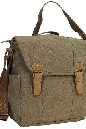 Casual canvas shoulder bag