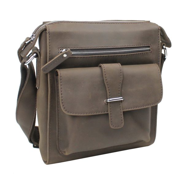 Cowhide Shoulder Bag Laptop Bag - Image 5