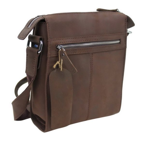 Cowhide Shoulder Bag Laptop Bag - Image 3