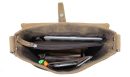 Cowhide casual messenger bag