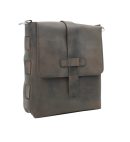 Full Grain Cowhide Leather Crossbody Laptop Bag
