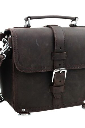 Full leather camera bag