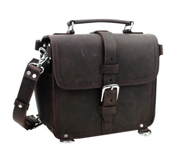 Full leather camera bag