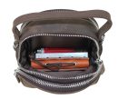 Small Compact Shoulder Bag in Full Grain Leather