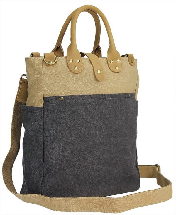 Spacious casual shoulder bag
