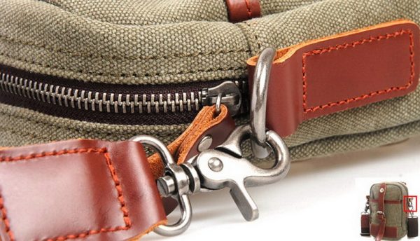 Unisex Canvas Shoulder Bag - Image 2