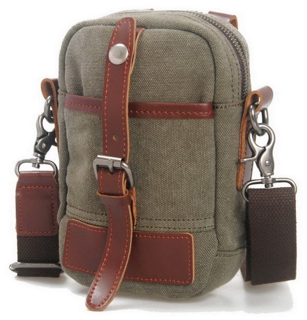 Unisex Canvas Shoulder Bag - Image 3