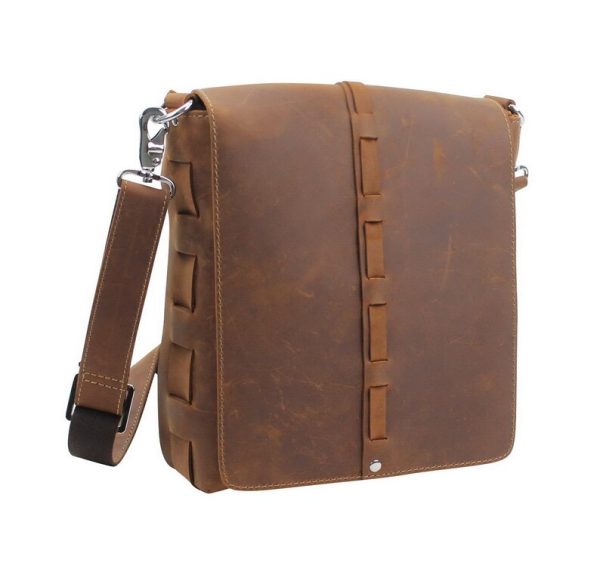 Vintage Style Classic Leather Crossbody Bag
