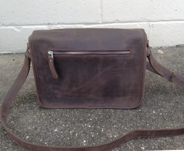 Women's Full Grain Leather Shoulder Bag - Image 4